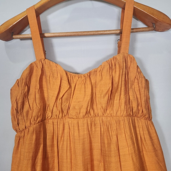 NWT Express Mustard Color Mini Dress - Picture 4 of 12